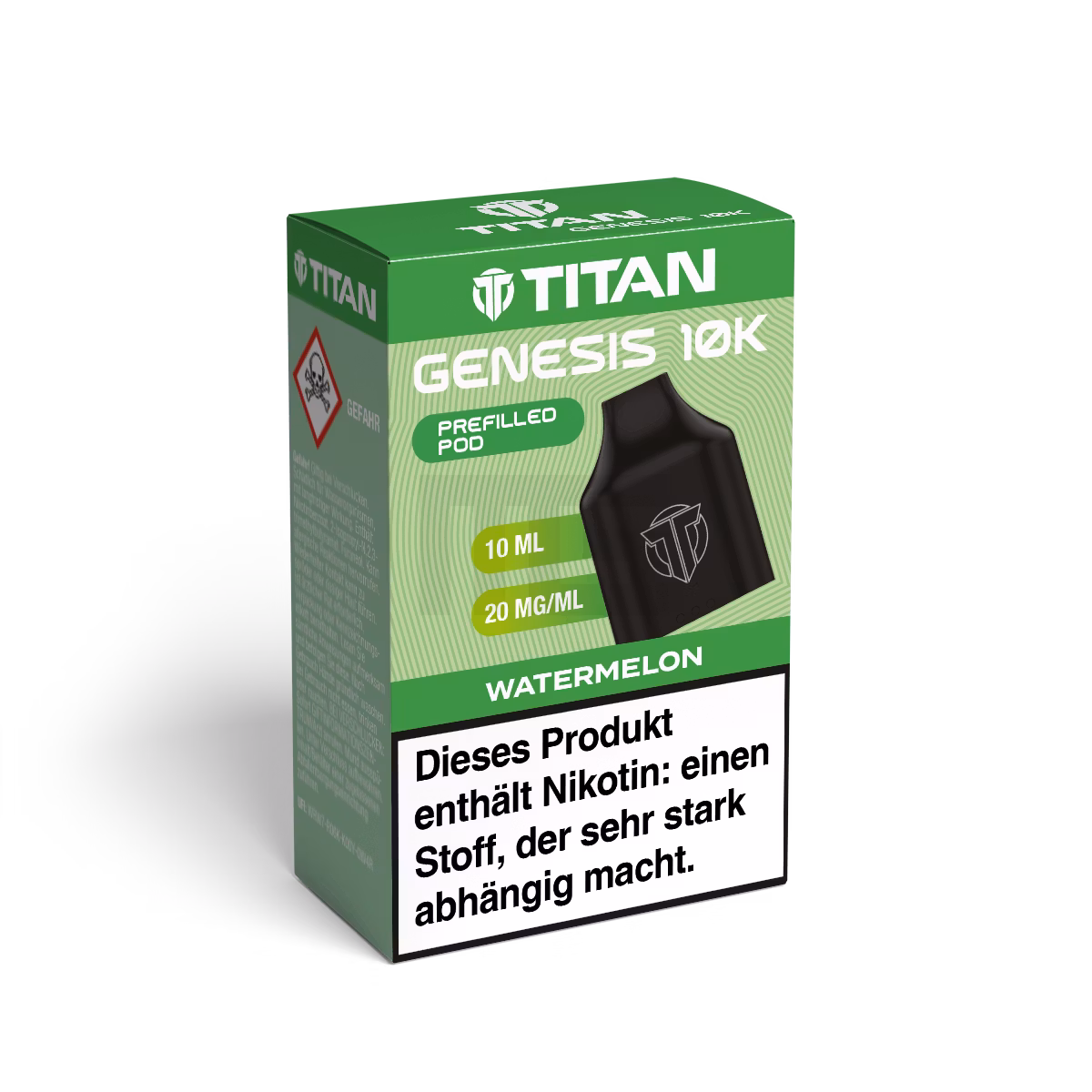 TITAN - Genesis 10K - Nachfüllbehälter - Watermelon - 20mg