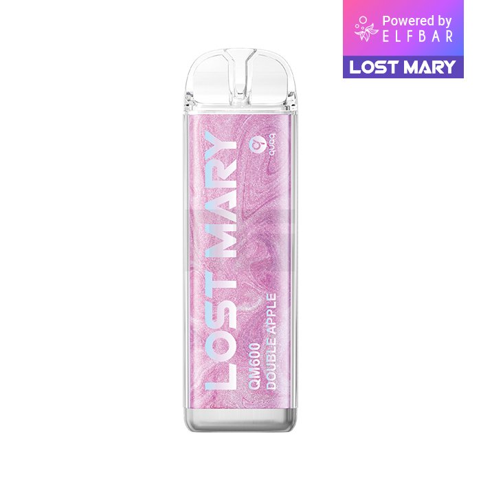 Lost Mary - QM600 - Einweg E-Zigarette - Double Apple | Nikotinsalz-Stärke : 20mg | Paketgröße : 1er Packung