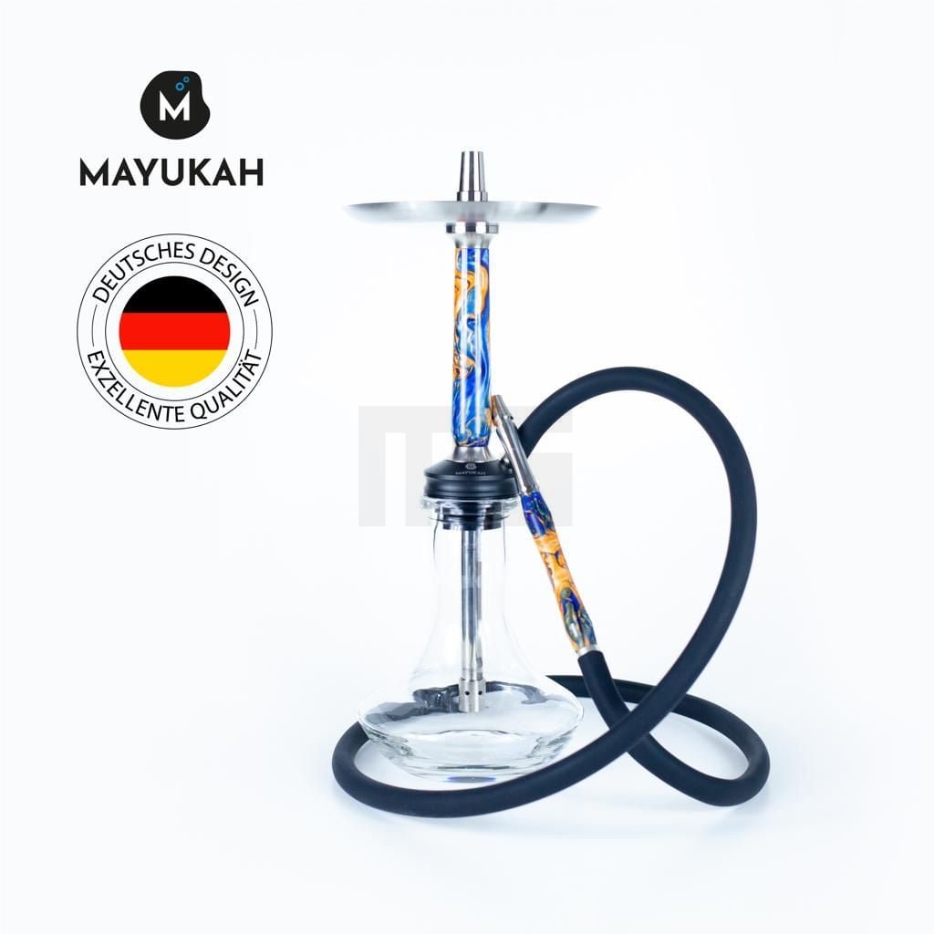 mayukah-blau-orange Mayukah Hookah Orange / Blau