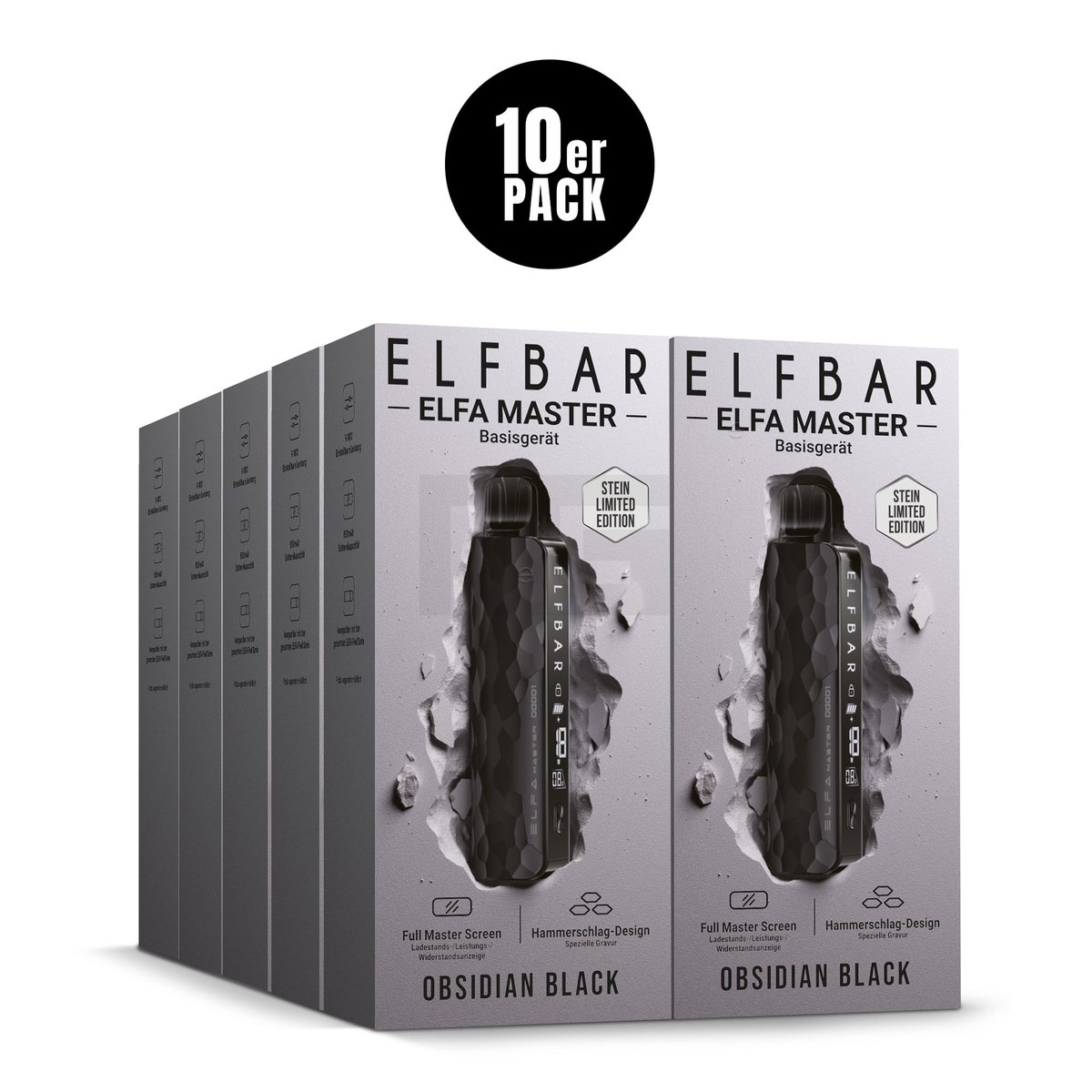 Elfbar - ELFA MASTER - Basisgerät - Obsidian Black Elfbar - ELFA MASTER - Basisgerät - Obsidian Black