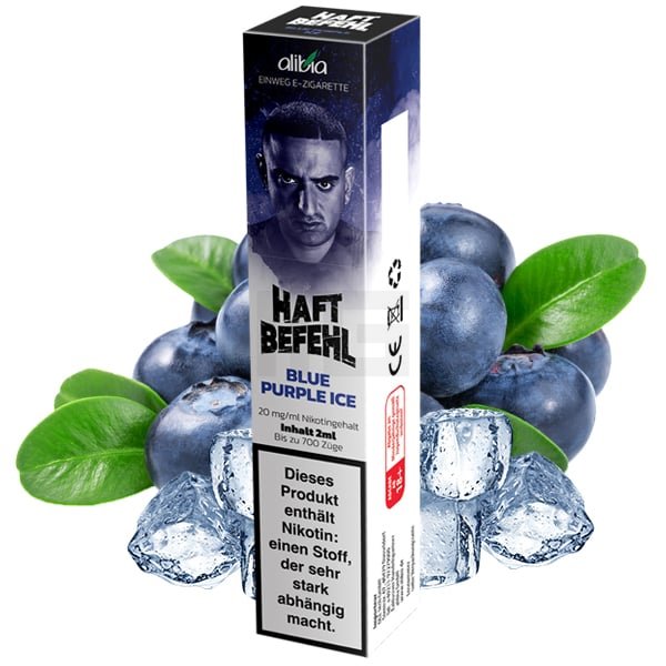 Alibia - Haftbefehl Einweg E-Zigarette - Blue Purple Ice