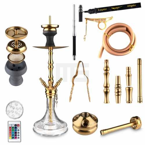 Alligator - Gator Edelstahl Gold - Clear Bowl