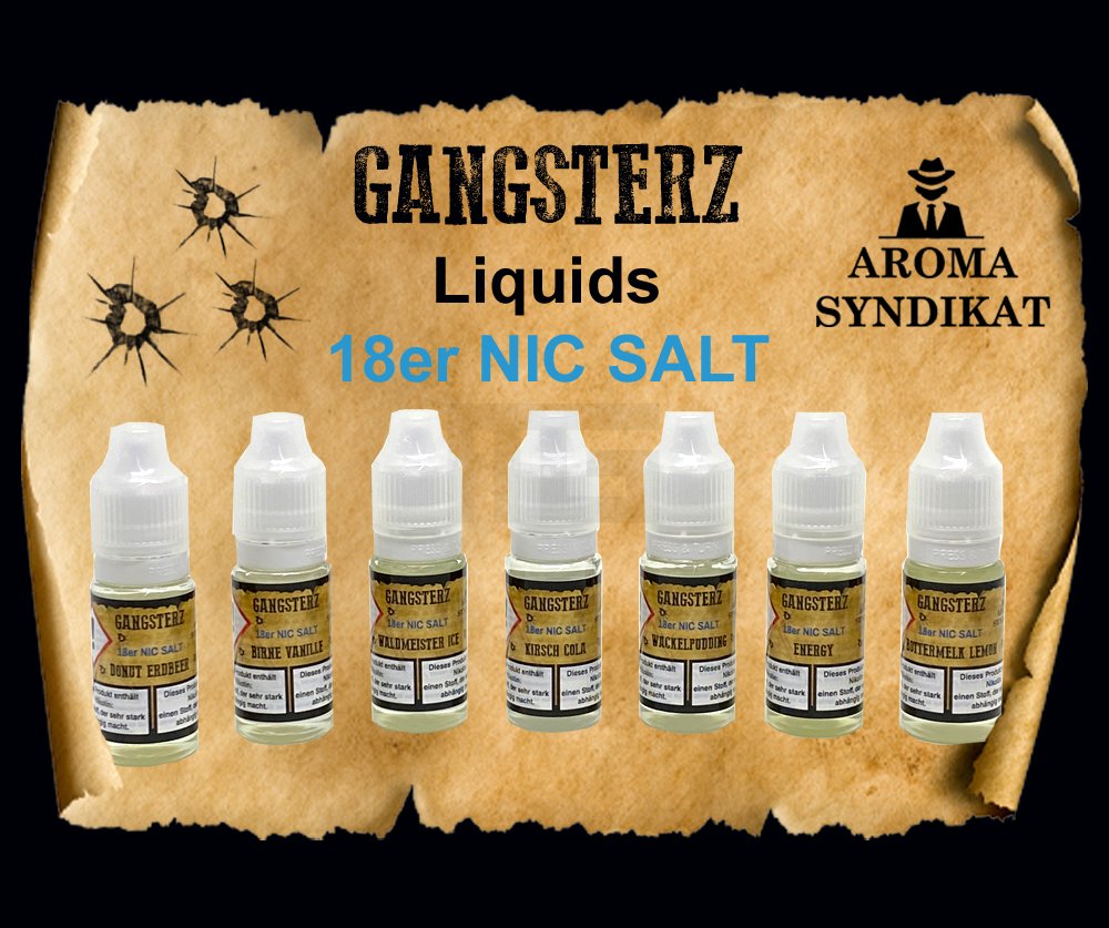 Gangsterz - Nikotinsalz-Liquid - 10ml - Astaire - 18mg Gangsterz - Nikotinsalz-Liquid - 10ml - Astaire - 18mg