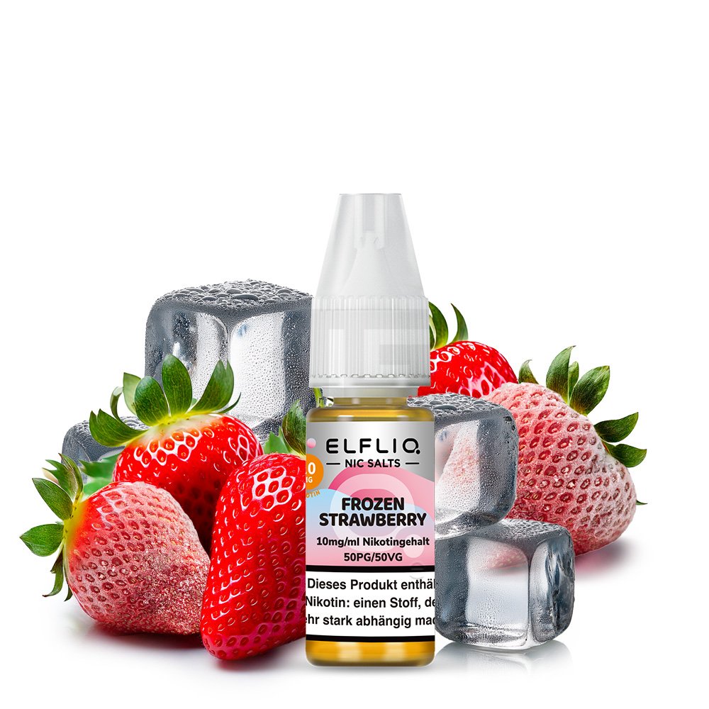 Elfbar - ElfLiq - 10ml - Frozen Strawberry | Nikotinsalz-Stärke : 10mg