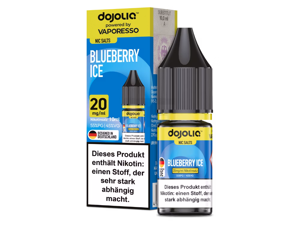 Vaporesso - Dojo - Nikotinsalz-Liquid - 10ml - Blueberry Ice - 20mg