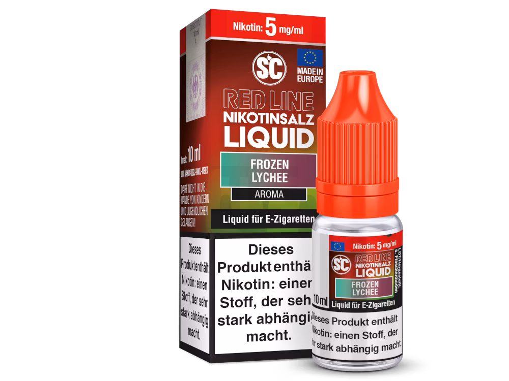 SC Red Line - Nikotinsalzliquid - 10ml - 5mg - Frozen Lychee