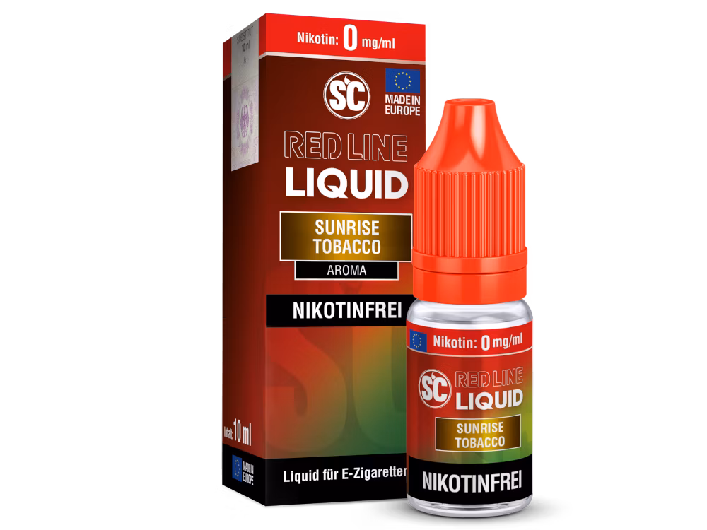SC Red Line - Nikotinsalzliquid - 10ml - 0mg - Sunrise Tobacco