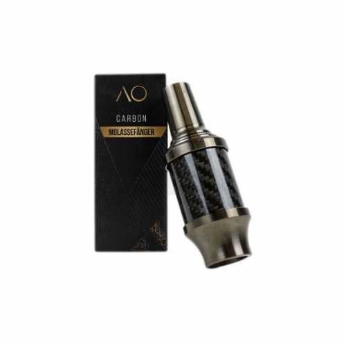 ao-shisha-carbon-molassefaenger-gun-metal-gesamt AO Carbon - Molassefänger Edelstahl Gun Metal - 18/8