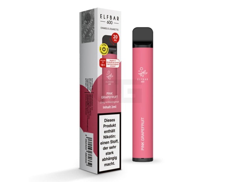 Elf Bar 600 Einweg E-Zigarette - Pink Grapefruit