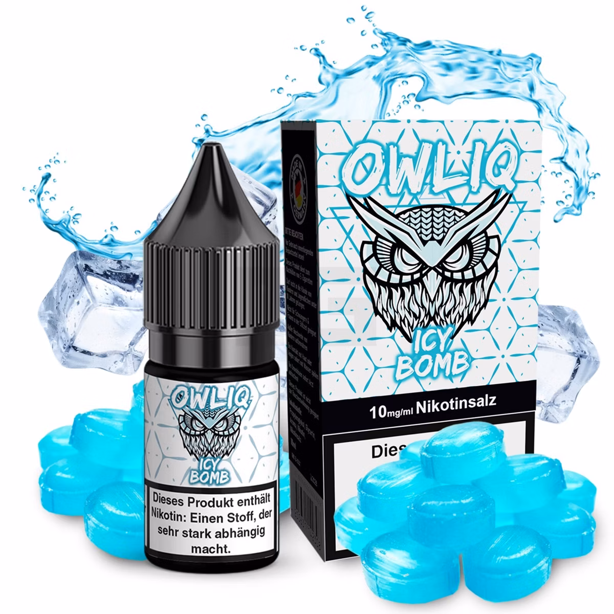 owliq-icy-bomb-10mg OWLIQ - ICY Bomb - Nikotinsalz Liquid - 10ml - 10mg