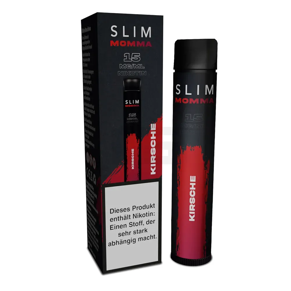 SlimMomma_Kirsche Slim Momma - Einweg E-Zigarette - Cherry