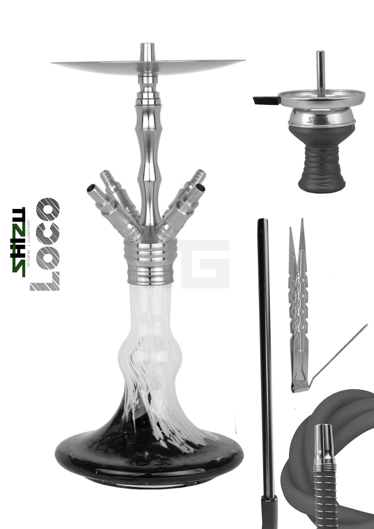 shizu_907_loco_black Shizu Shisha - Loco L907 - Black
