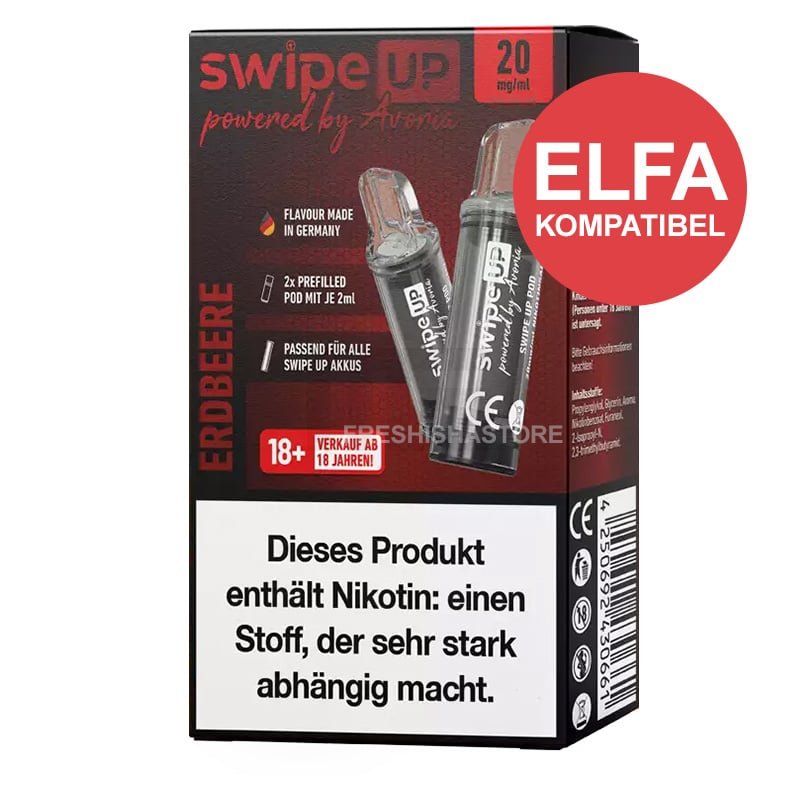 erdbeere Swipe Up - Prefilled Pod - Erdbeere - 2ml - 2er Pack