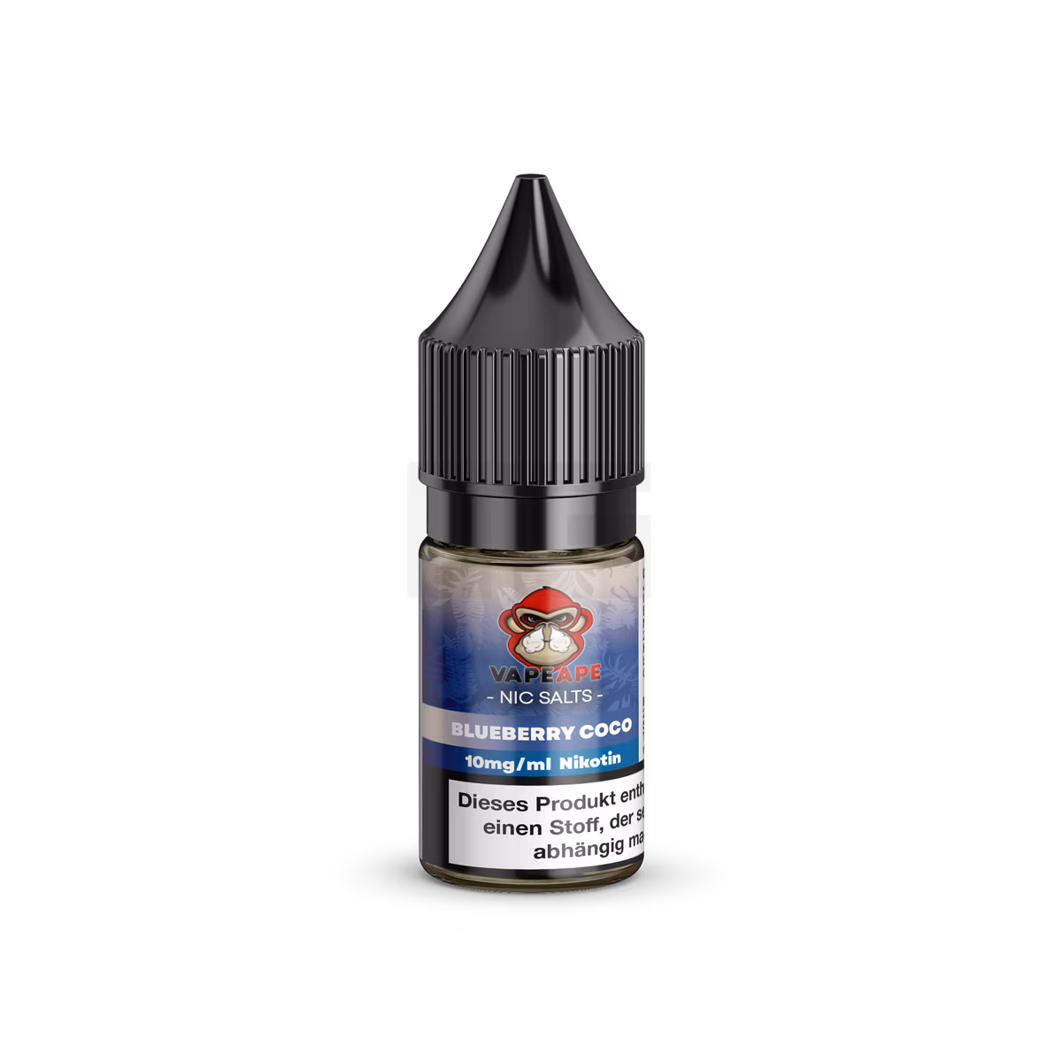 VapeApe - Nikotinsalz-Liquid - 10ml - Blueberry Coco | Nikotinsalz-Stärke : 10mg VapeApe - Nikotinsalz-Liquid - 10ml - Blueberry Coco | Nikotinsalz-Stärke : 10mg