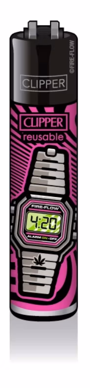 Clipper - Feuerzeug - 420 RETRO - 1v4 - wiederverwendbar