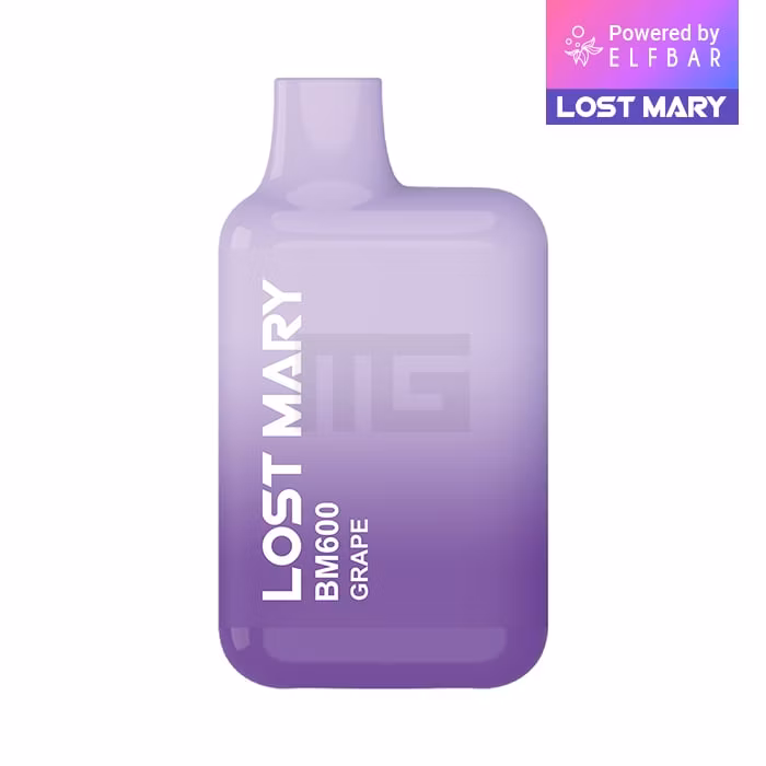 Lost Mary - BM600 - Einweg E-Zigarette - Grape - 20mg - 1er Packung Lost Mary - BM600 - Einweg E-Zigarette - Grape - 20mg - 1er Packung