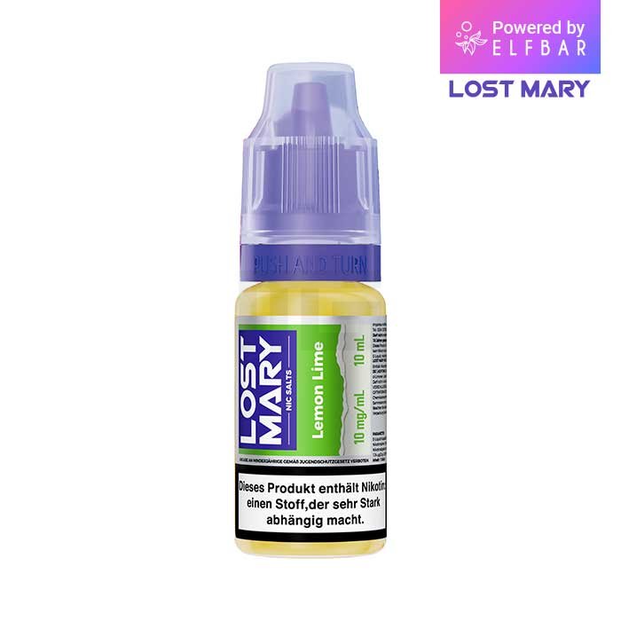 Lost Mary Nikotinsalz-Liquid - Lemon Lime | Nikotinsalz-Stärke : 10mg Lost Mary Nikotinsalz-Liquid - Lemon Lime | Nikotinsalz-Stärke : 10mg