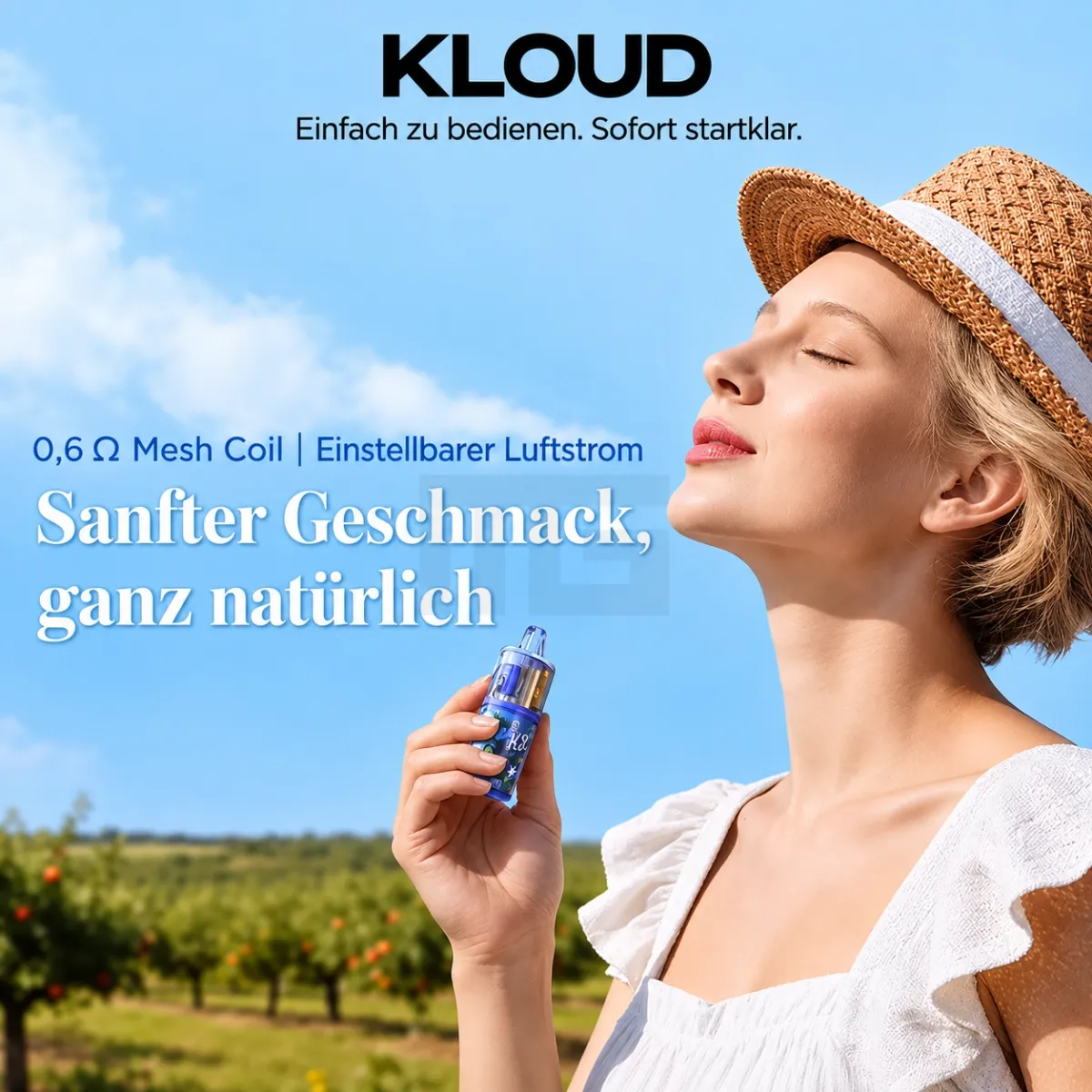 Geekvape - Kloud - Einweg E-Zigarette - 10ml - Urban Black