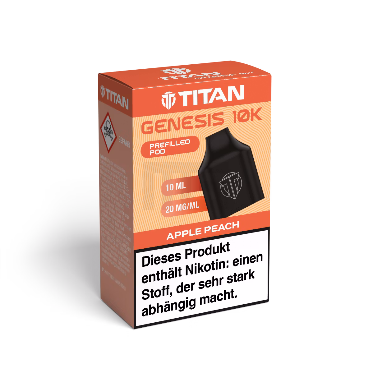 TITAN - Genesis 10K - Nachfüllbehälter - Apple Peach - 20mg