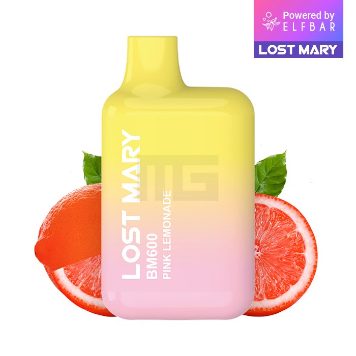 Lost Mary - BM600 - Einweg E-Zigarette - Pink Lemonade - 20mg - 1er Packung Lost Mary - BM600 - Einweg E-Zigarette - Pink Lemonade - 20mg - 1er Packung