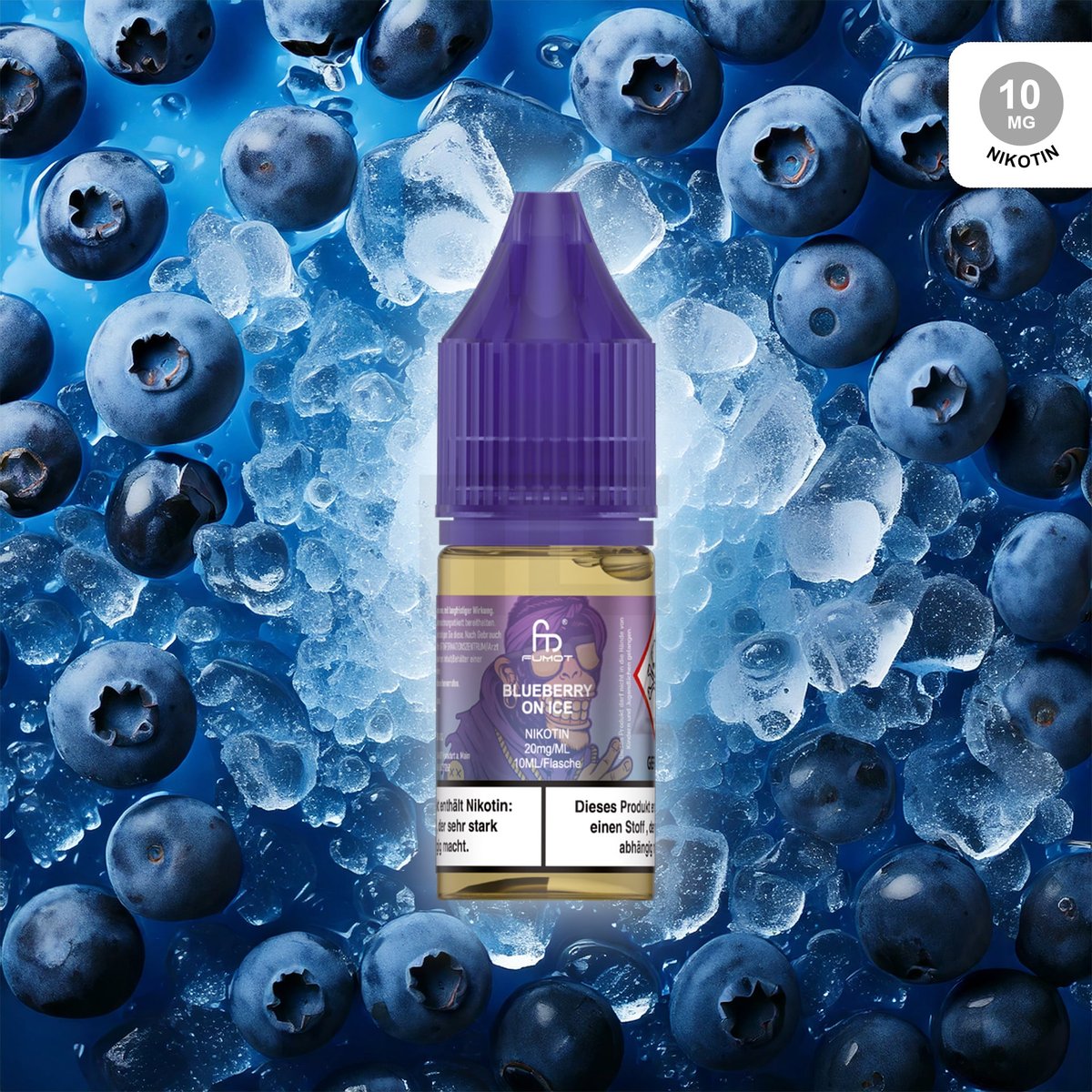 RandM - Tornado - Nikotinsalz-Liquid - 10ml - Blueberry on Ice 10mg