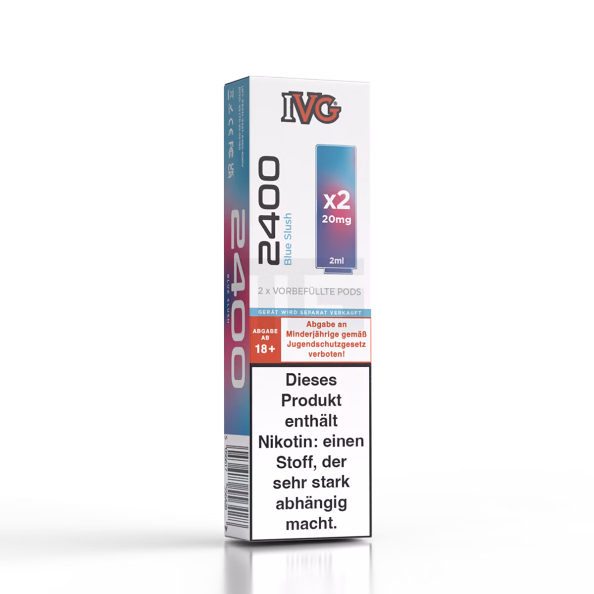 IVG - 2400 - Prefilled Pod - 2ml - 2er Pack - Blue Slush