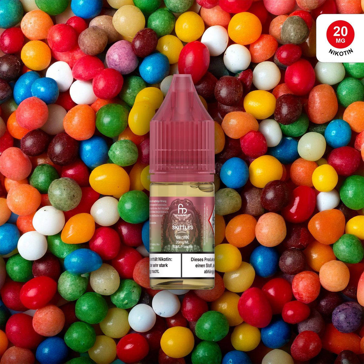 RandM - Tornado - Nikotinsalz-Liquid - 10ml - Skittles 20mg