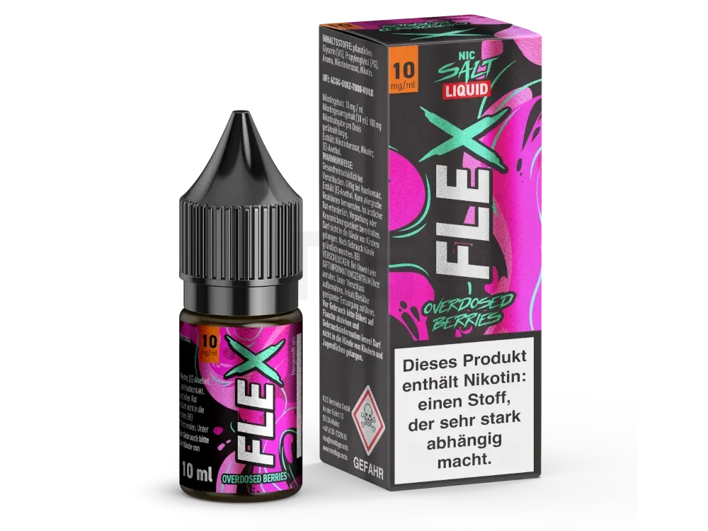 Revoltage - Flex - Nikotinsalzliquid - 10ml - Berries - 10mg Revoltage - Flex - Nikotinsalzliquid - 10ml - Berries - 10mg