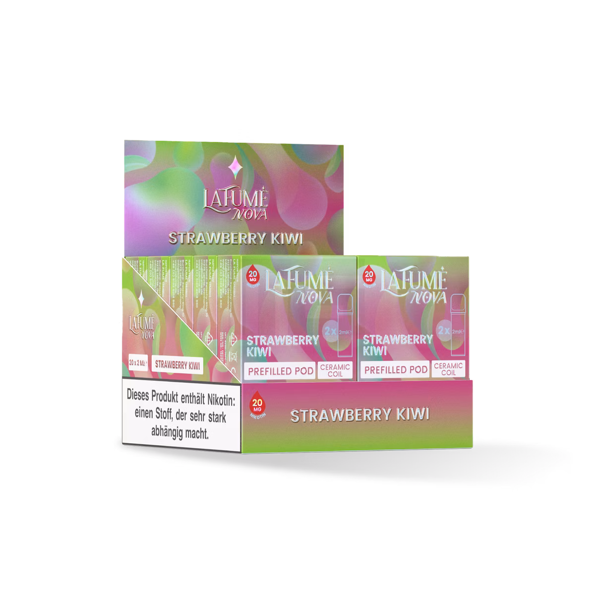 La Fume Nova - Prefilled Pods - 20mg - Strawberry Kiwi