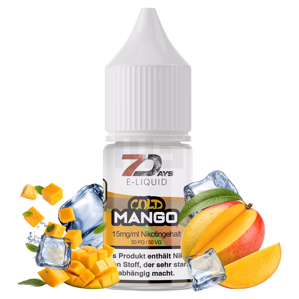 7Days - E-Liquid - 10ml - Cold Mango | Nikotinsalz-StÀrke : 15mg 7Days - E-Liquid - 10ml - Cold Mango | Nikotinsalz-StÀrke : 15mg