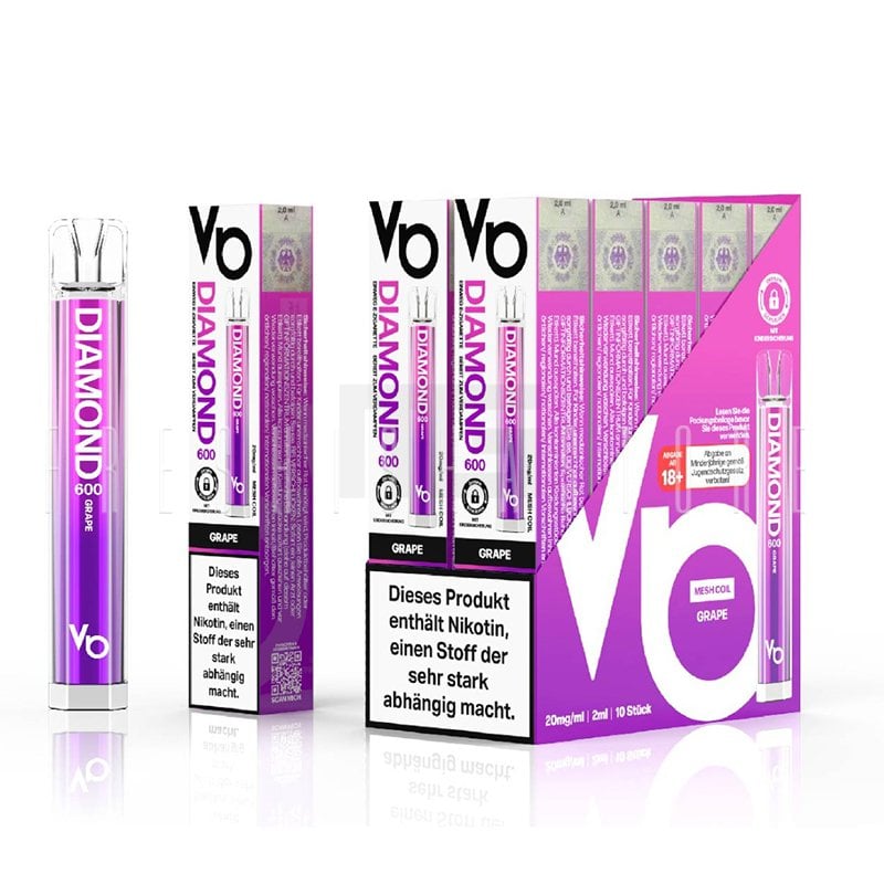 Vapes Bars - Diamond 600 - Einweg E-Zigarette - Grape