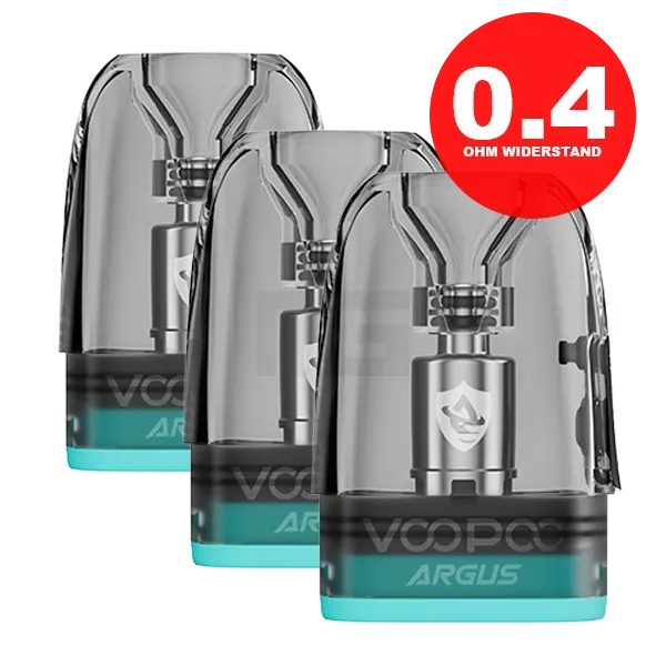 Voopoo - ARGUS - V2 Pod Tank Verdampfer - 0.4 Ohm - 3ml - Top Fill - 3er Paket