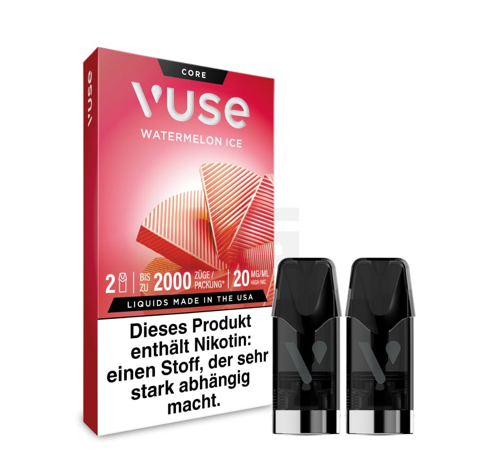 Vuse - Prefilled Pods - Watermelon Ice | Nikotinsalz-Stärke : 20mg