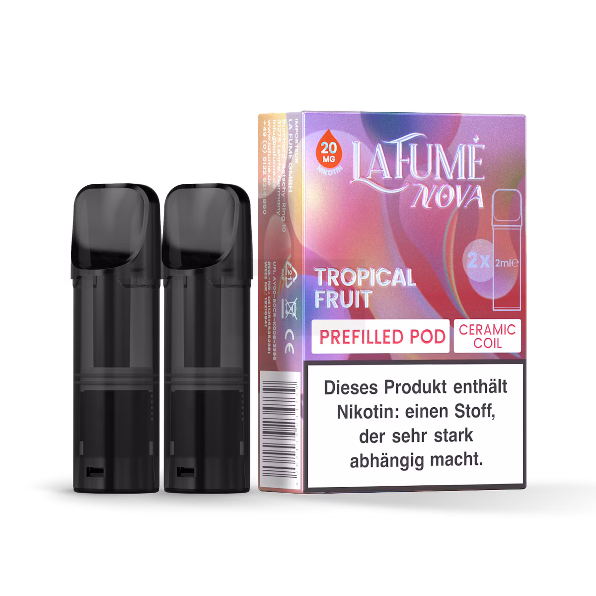 La Fume Nova - Prefilled Pods - 20mg - Tropical Fruit