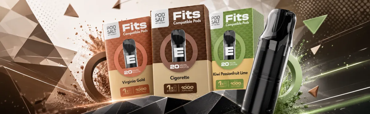Pod Salt Fits Prefilled Pods | Drei neue Sorten sind da