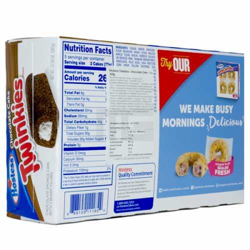 hostess-chocolate-cake-twinkies-rechts Hostess Twinkies - Chocolate Cake - 10er Pack - 385g