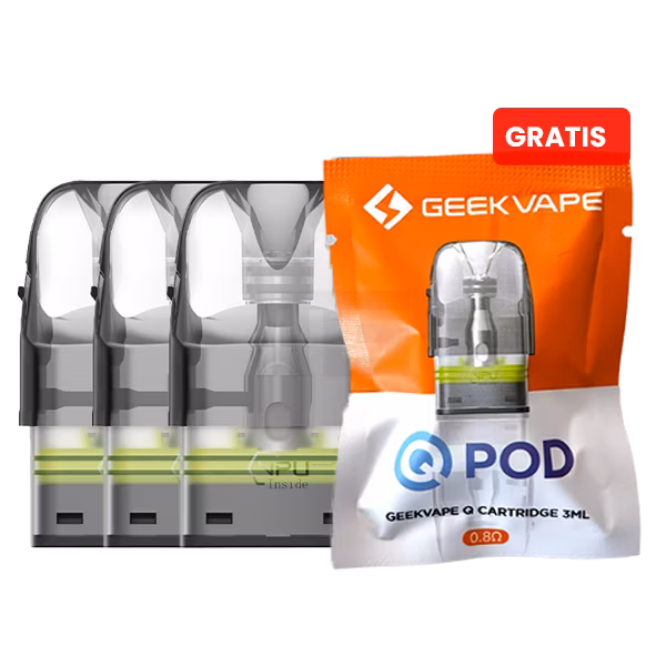 Geekvape Q Pod Tank Verdampfer 3+1 Promotion