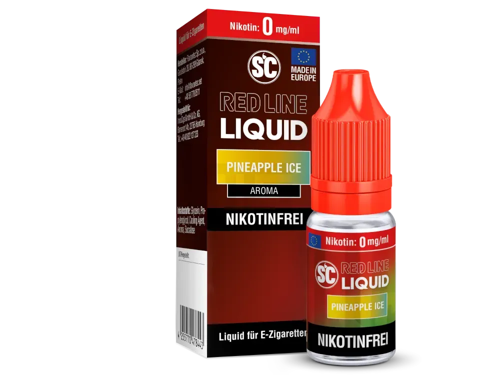 SC Red Line - Nikotinsalzliquid - 10ml - Pineapple Ice - 0mg