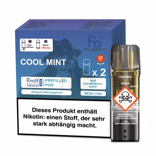 Randm Tornado - Prefilled Pod - Cool Mint - 2er Pack 