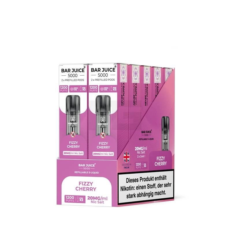 Bar Juice - Prefilled Pods - Fizzy Cherry - 2ml - 20mg - 2er Paket