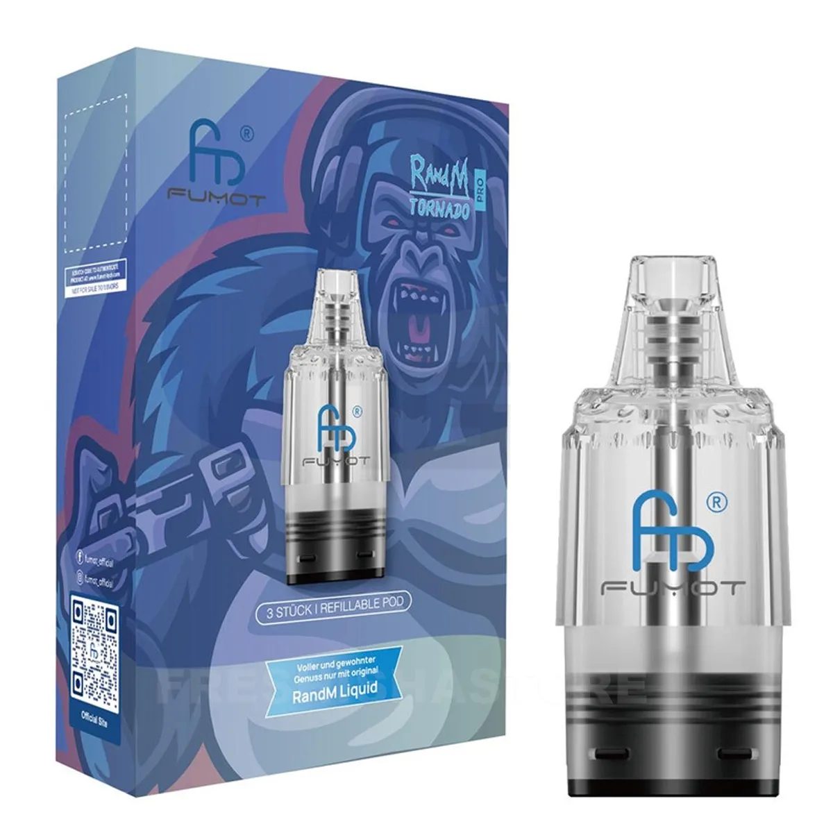 RandM - Tornado Pro - Pod Tank Verdampfer - 0.8 Ohm - 8ml - 3er Paket RandM - Tornado Pro - Pod Tank Verdampfer - 0.8 Ohm - 8ml - 3er Paket
