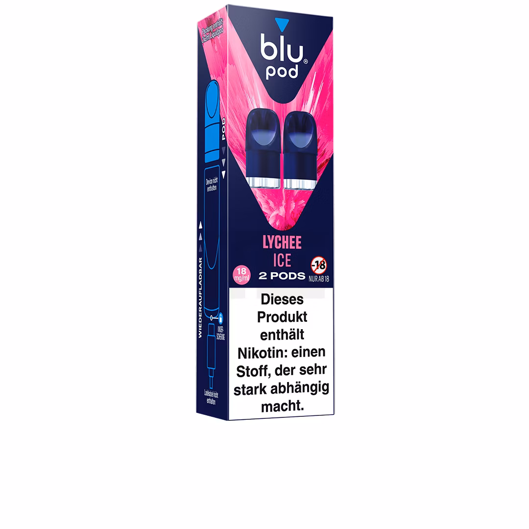 Blu Bar - Prefilled Pods - Lychee Ice | Nikotinsalz-Stärke : 18mg