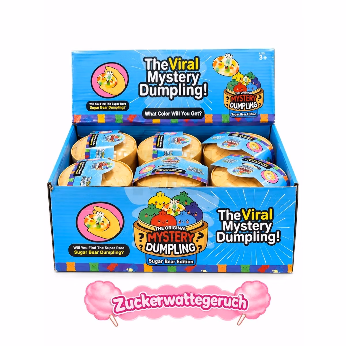 Squishy Dumpling Bunt mit Zuckerwattengeruch