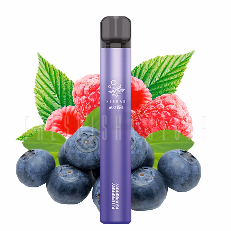 Elf Bar 600 V2 - Einweg E-Zigarette - Blueberry Raspberry - 20mg