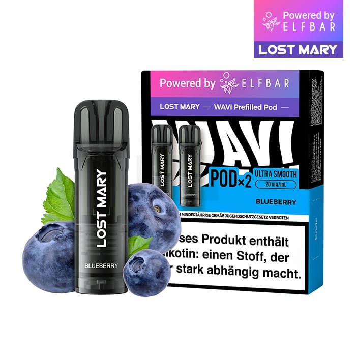 Lost Mary - Wavi - Prefilled Pods - Blueberry - 20mg Lost Mary - Wavi - Prefilled Pods - Blueberry - 20mg