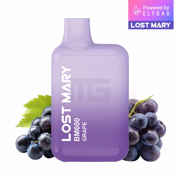 Lost Mary - BM600 - Einweg E-Zigarette - Grape - 20mg - 1er Packung Lost Mary - BM600 - Einweg E-Zigarette - Grape - 20mg - 1er Packung