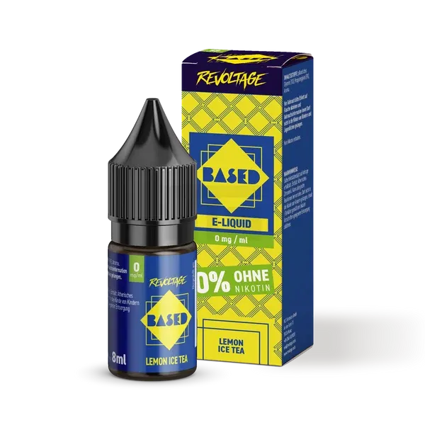 Revoltage - BASED - Nikotinsalz-Liquid - Lemon Ice Tea - 8ml - 0mg Revoltage - BASED - Nikotinsalz-Liquid - Lemon Ice Tea - 8ml - 0mg