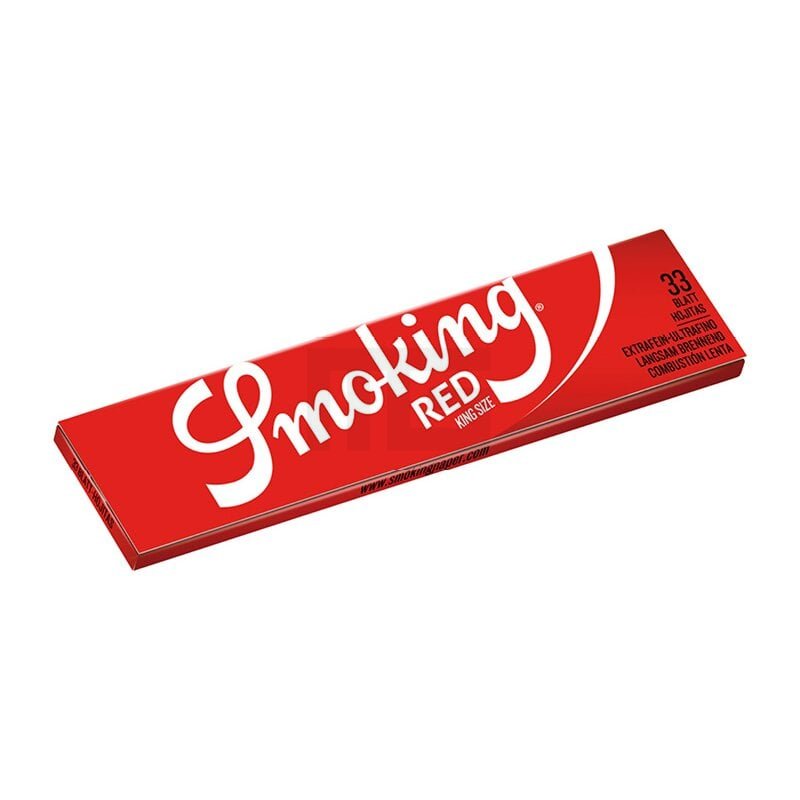 Smoking - Red - King Size Slim - Blättchen - 33 Blättchen