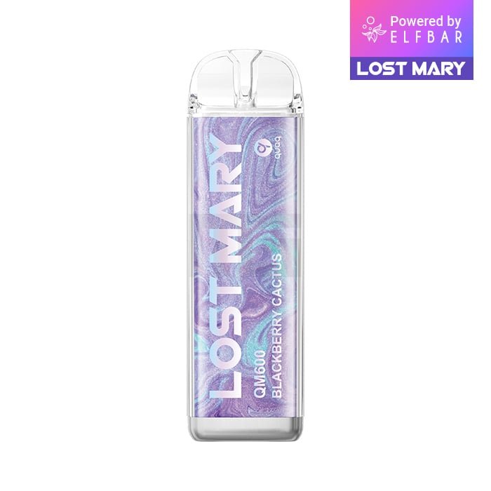 Lost Mary - QM600 - Einweg E-Zigarette - Blackberry Cactus | Nikotinsalz-Stärke : 20mg | Paketgröße : 1er Packung