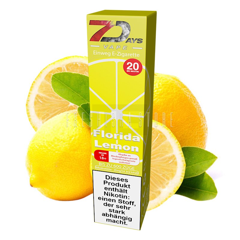 Geschmack: spritzige Zitronenlimonade